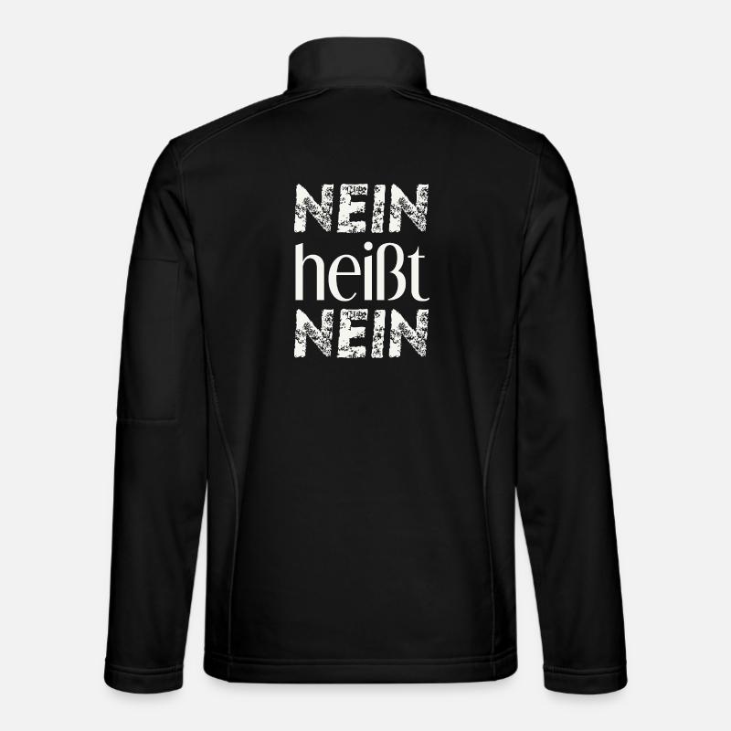 Nein heißt Nein Geschenkidee Feminismus Consent  Unisex Softshelljacke