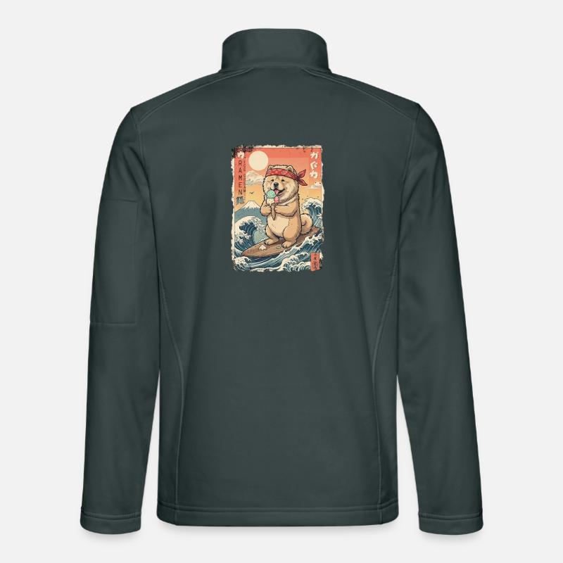 Chow Chow Kawaii Unisex Softshelljacke