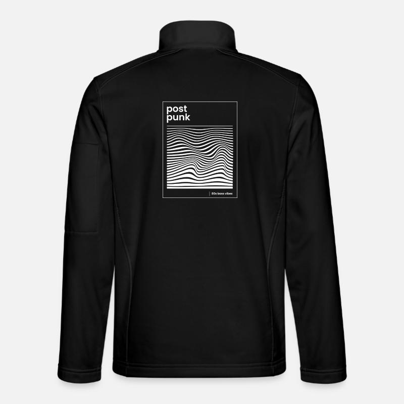 Post-Punk-Wave-Muster-Poster Unisex Softshelljacke
