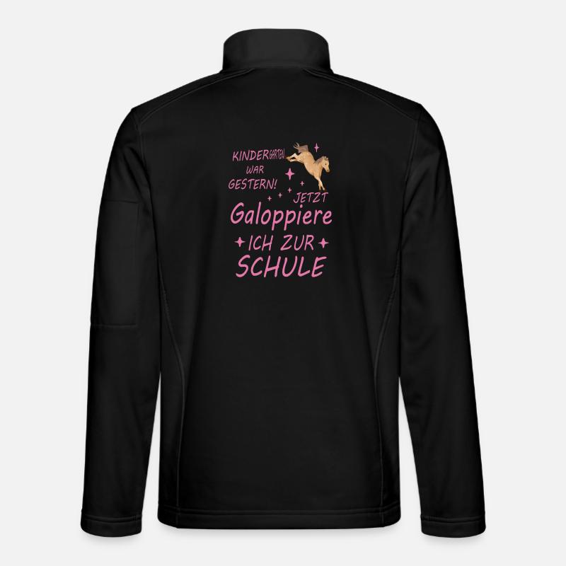 Kindergarten War Gestern - Unisex Softshelljacke - Schwarz