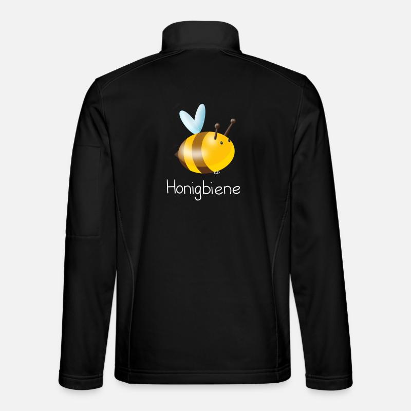 Honigbiene - Unisex Softshelljacke - Schwarz