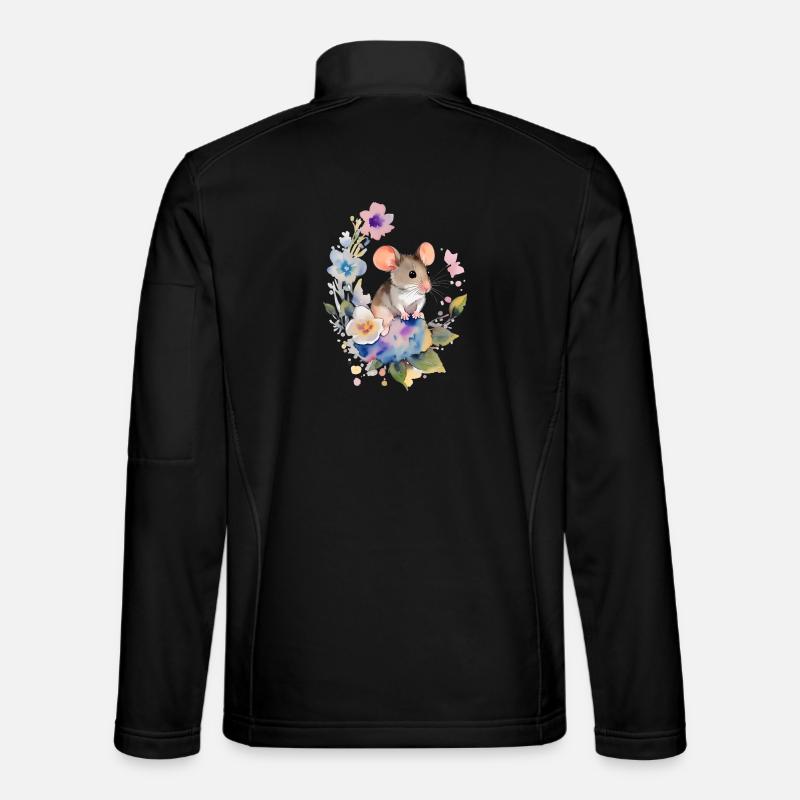 Petite souris Veste en tissu softshell Unisexe