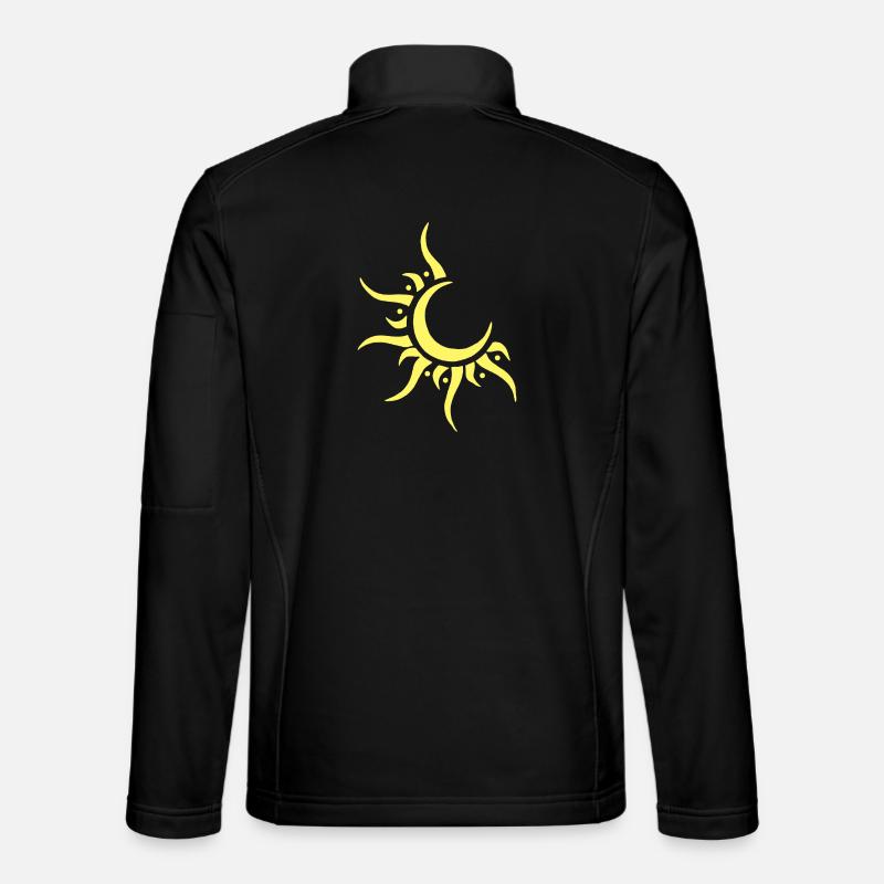 Sun & Moon - Unisex Softshell Jacket - black