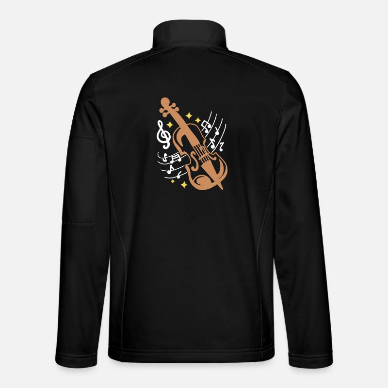 Geige Geiger - Unisex Softshelljacke - Schwarz