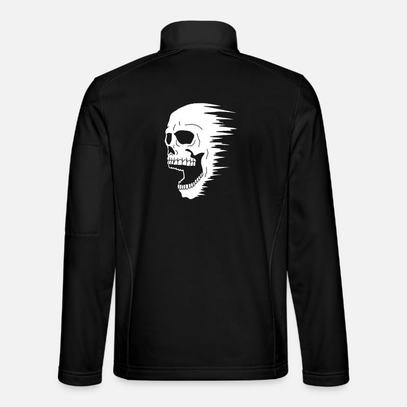 Skull and speed - Unisex Softshell Jacket - black
