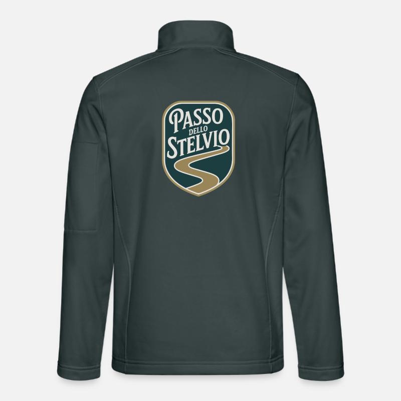 Passo dello Stelvio Cyclisme Veste en tissu softshell Unisexe