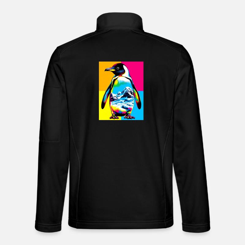 Pinguin - Unisex Softshelljacke - Schwarz