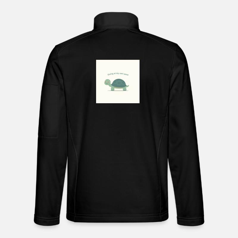 Turtle  - Unisex Softshelljacke - Schwarz