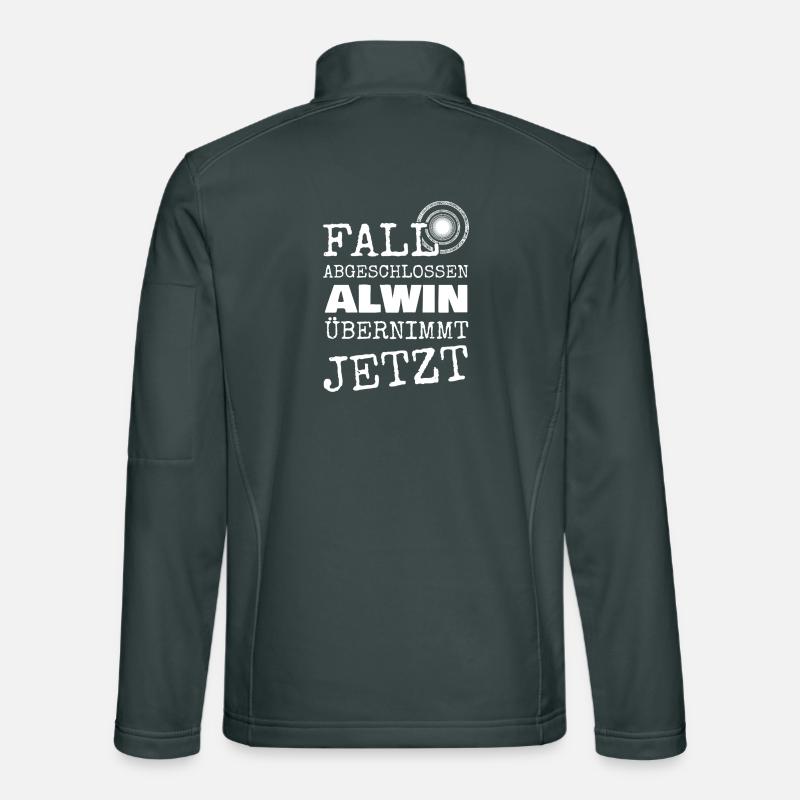 First name Alwin Unisex Softshell Jacket