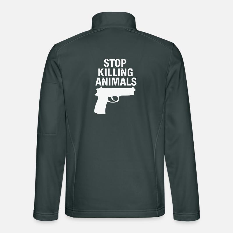 Stop Animal Murder – Statement Shirt Unisex Softshell Jacket