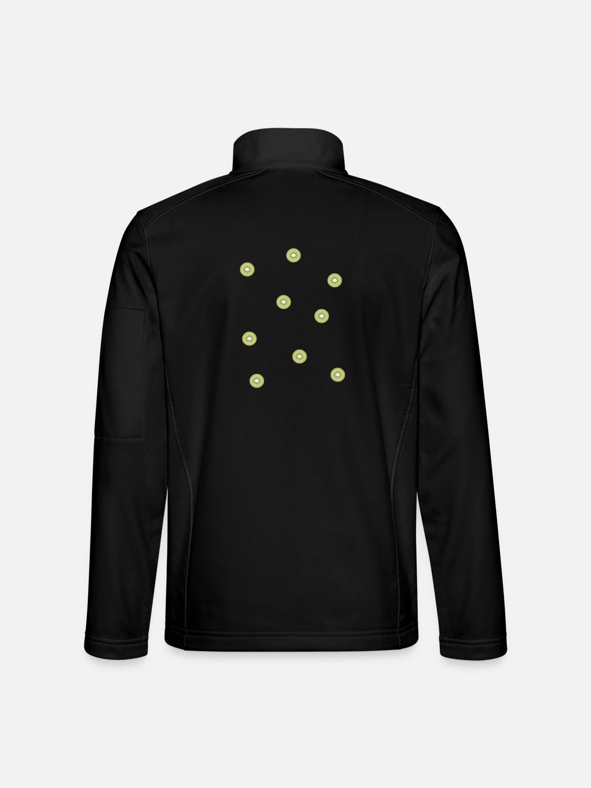 Kiwis - Unisex Softshell Jacket - black - Back