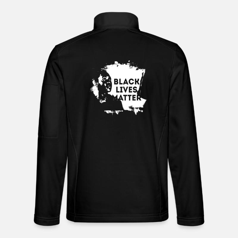 black lives matter Veste en tissu softshell Unisexe