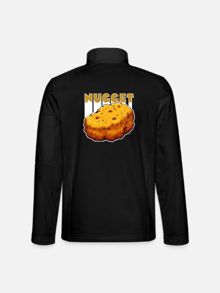 Nugget-Love Chicken Nugget - Unisex Softshell Jacket - black