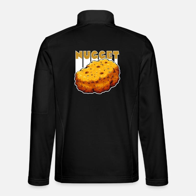 Nugget-Love Chicken Nugget - Unisex Softshell Jacket - black