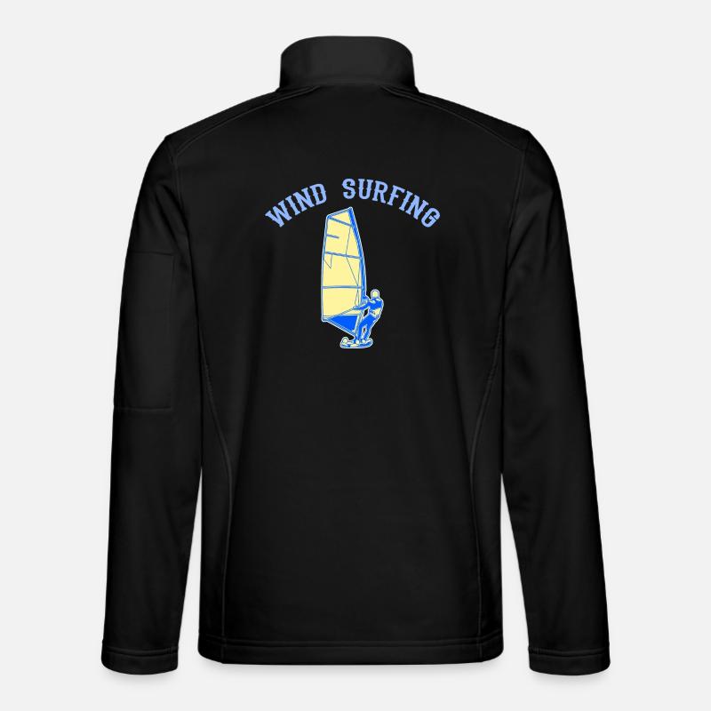 Windsurfing - Unisex Softshell Jacket - black