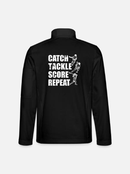 Lacrosse Game - Unisex Softshell Jacket - black