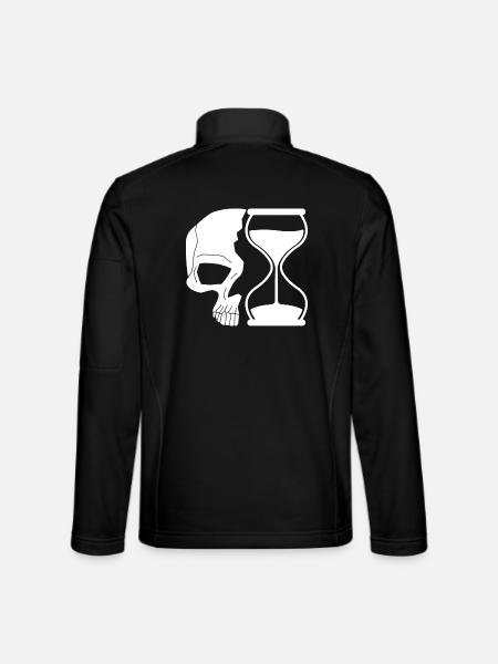 Death and time - Unisex Softshell Jacket - black