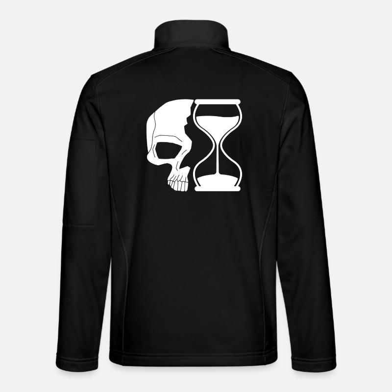 Tod und Zeit - Unisex Softshelljacke - Schwarz
