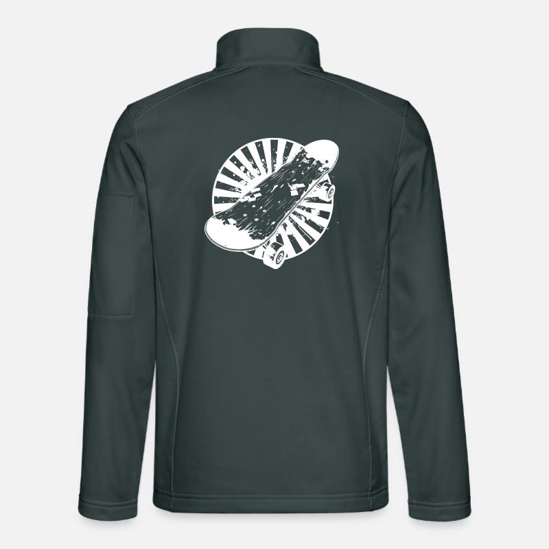 Graphiques de skateboard Veste en tissu softshell Unisexe