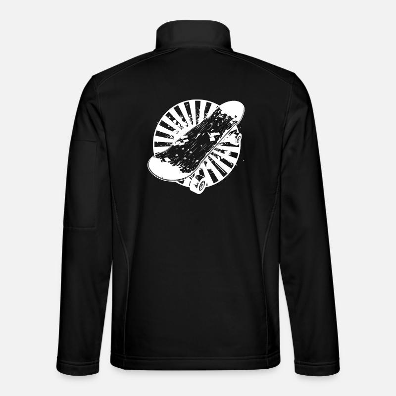 Graphiques de skateboard - Veste en tissu softshell Unisexe - noir
