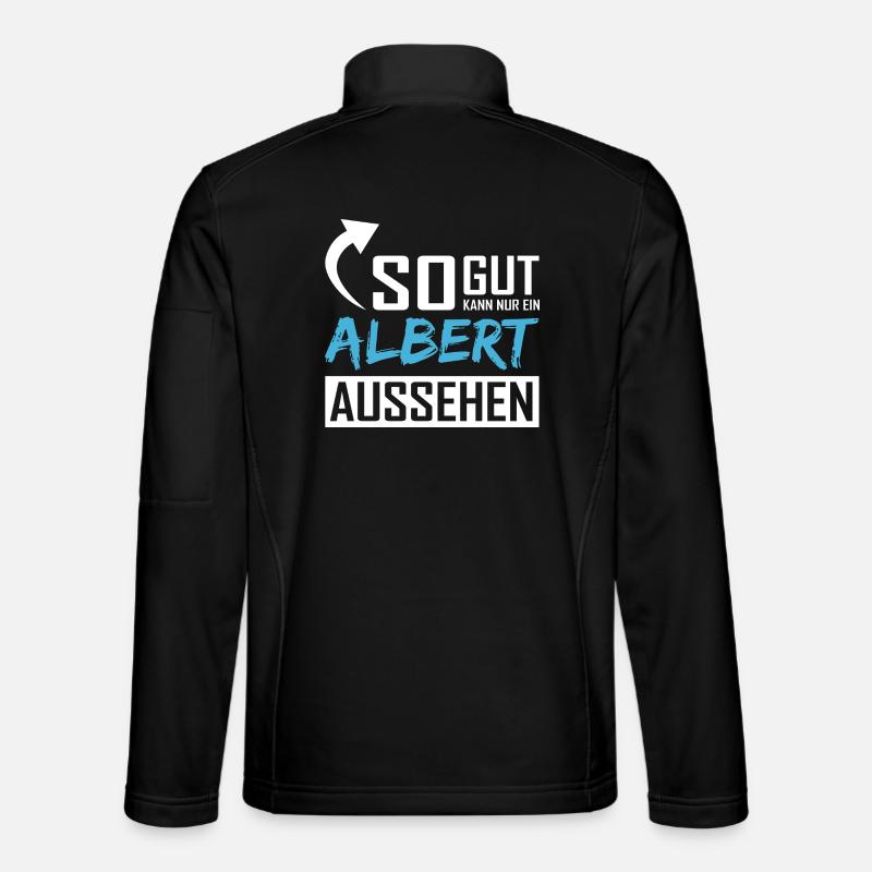 Seul un Albert peut être aussi beau Veste en tissu softshell Unisexe