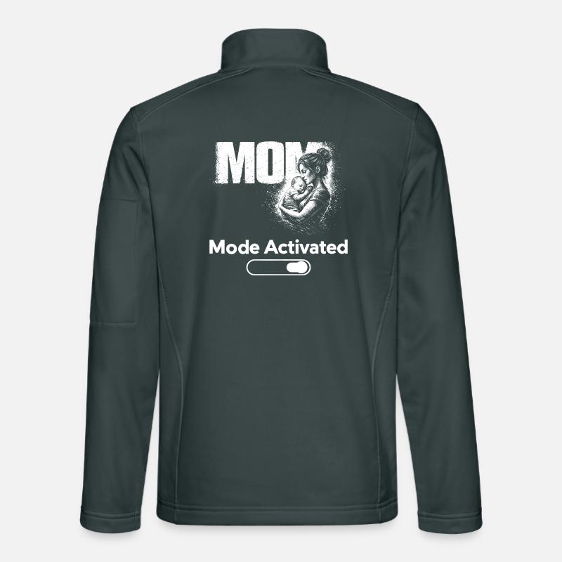 Chemise activée en mode maman : cadeau drôle de mère Veste en tissu softshell Unisexe