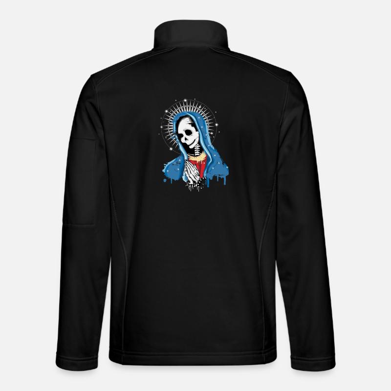 Die Jungfrau Maria betet - Unisex Softshelljacke - Schwarz