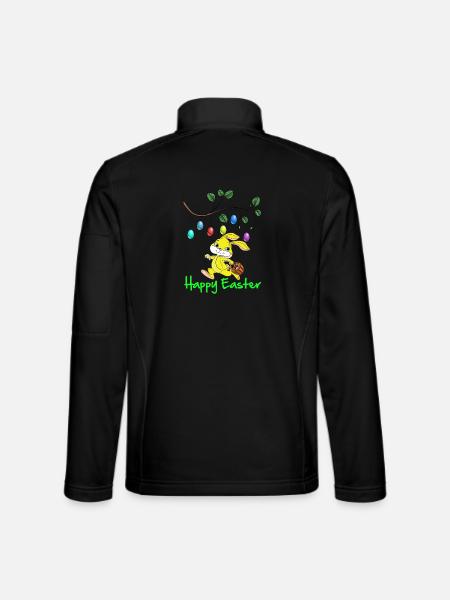 OsterfestOstern,frohe Oster,Osterhase,happy Easter - Unisex Softshelljacke - Schwarz