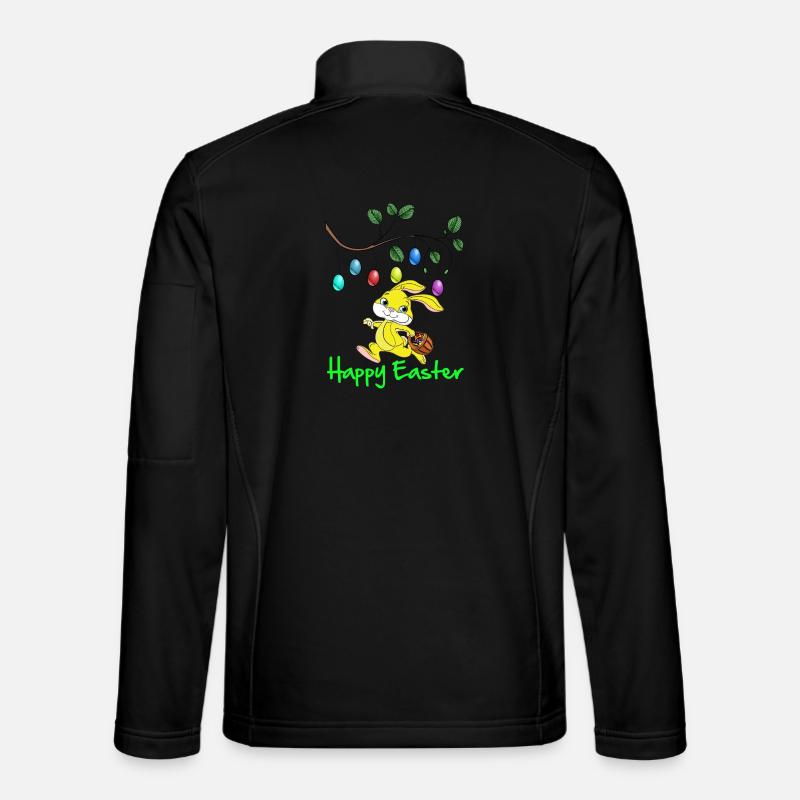 OsterfestOstern,frohe Oster,Osterhase,happy Easter - Unisex Softshelljacke - Schwarz