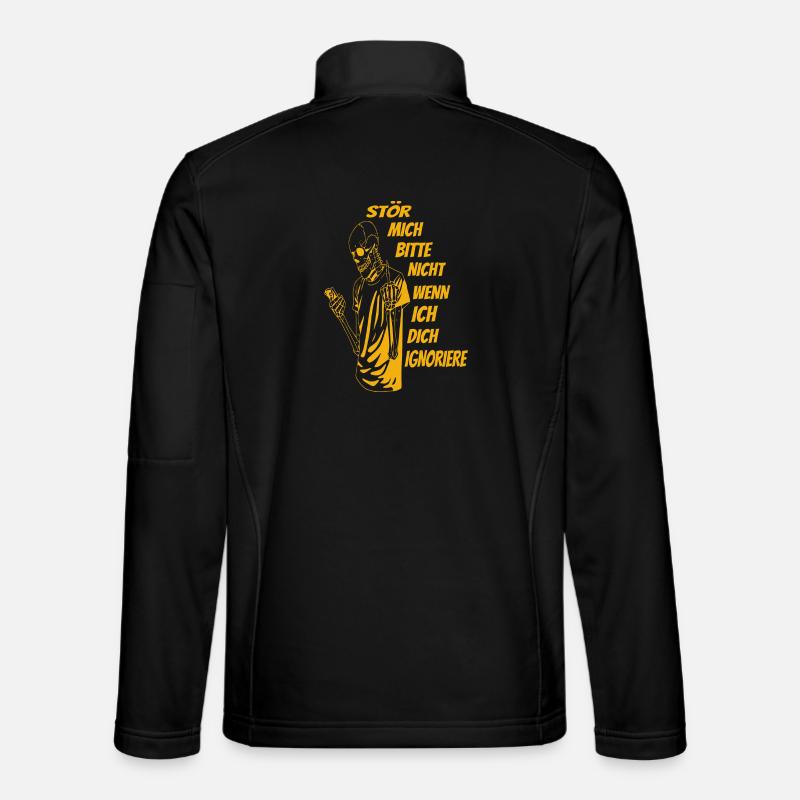 Bitte nicht Stören - Unisex Softshelljacke - Schwarz