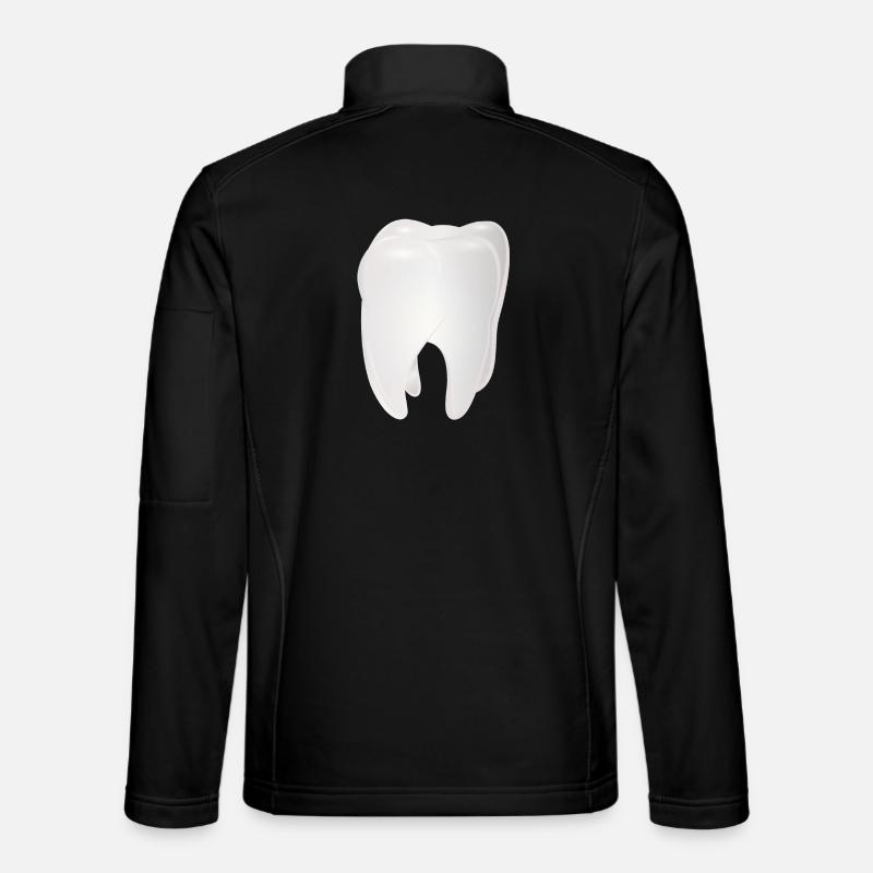 Dent blanche radieuse Veste en tissu softshell Unisexe