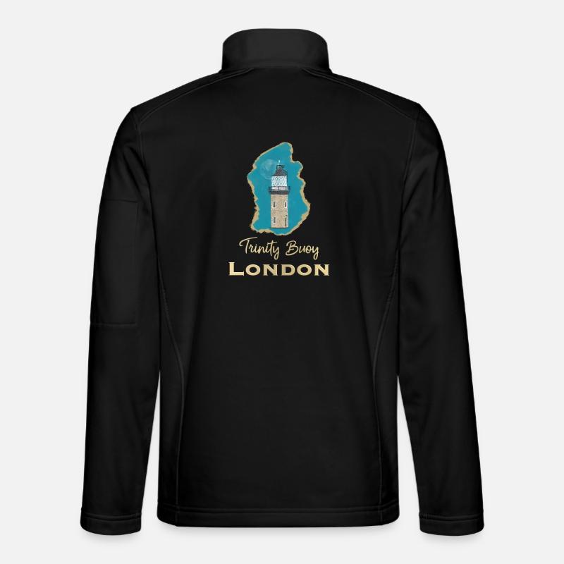 Londres, Trinity Buoy Lighthouse, Pixel Art Veste en tissu softshell Unisexe