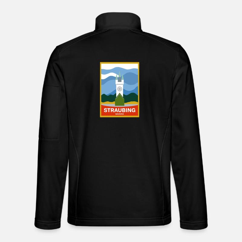 Straubing - Unisex Softshelljacke - Schwarz