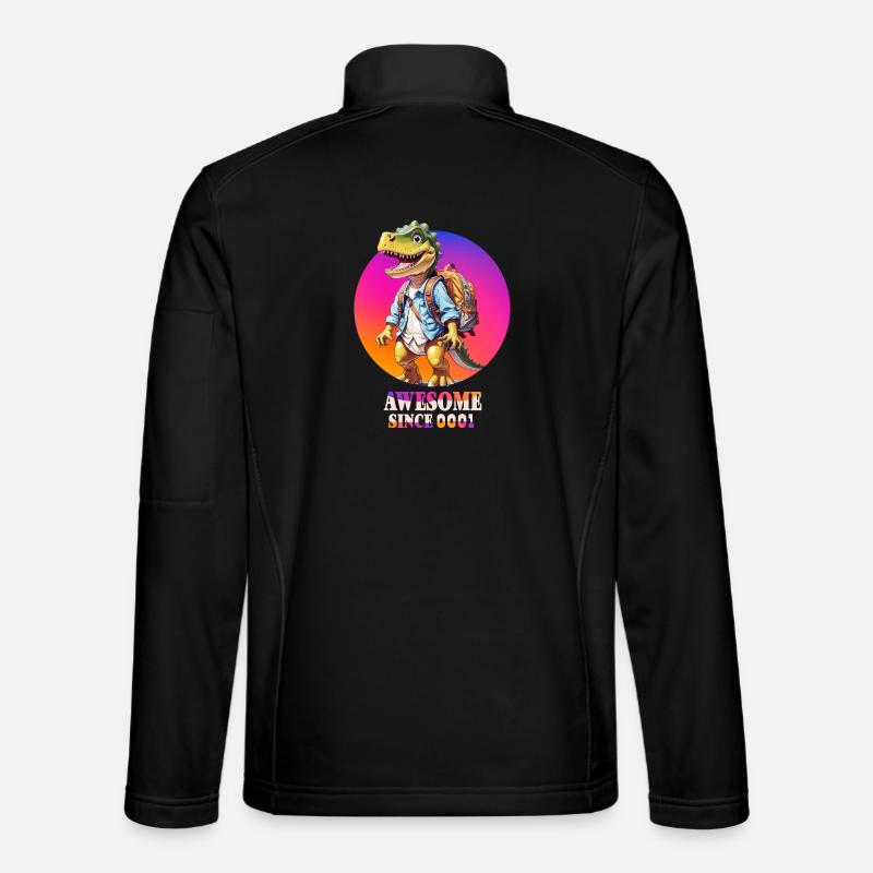Dragon Pupil - Unisex Softshell Jacket - black