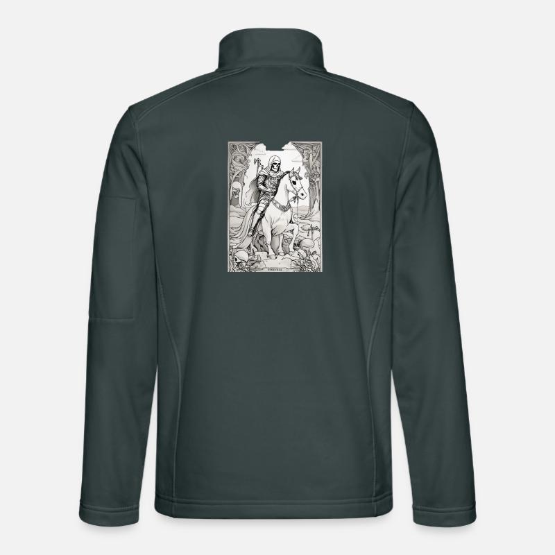 Todesreiter Tarot Illustration Unisex Softshelljacke