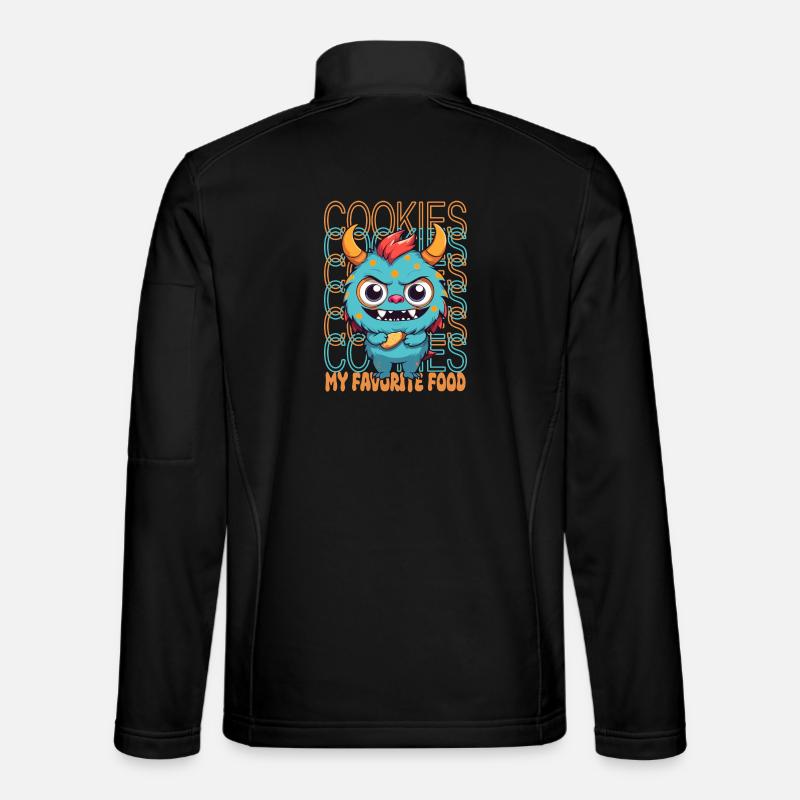 Sweet Biscuit Monster Unisex Softshell Jacket