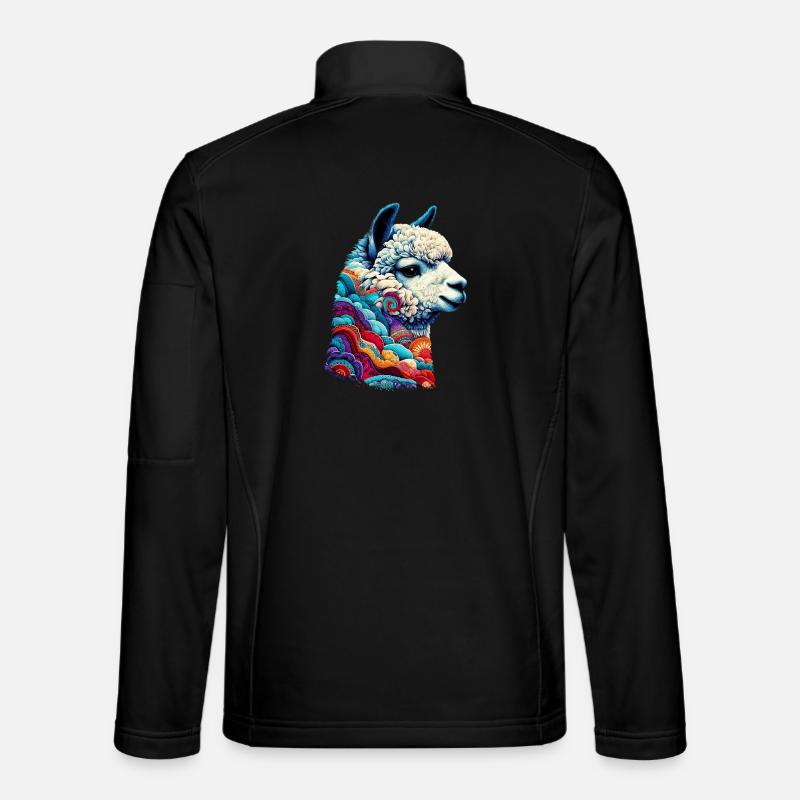 Alpaka - Unisex Softshelljacke - Schwarz