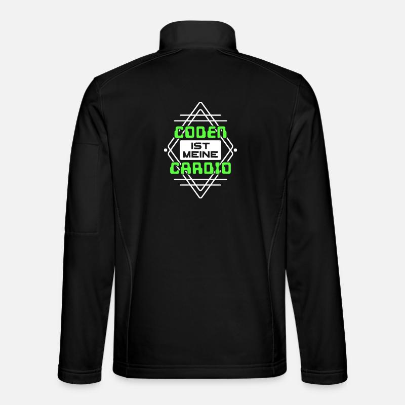 Coden Statement Developer Computerfreak Scripting - Unisex Softshell Jacket - black