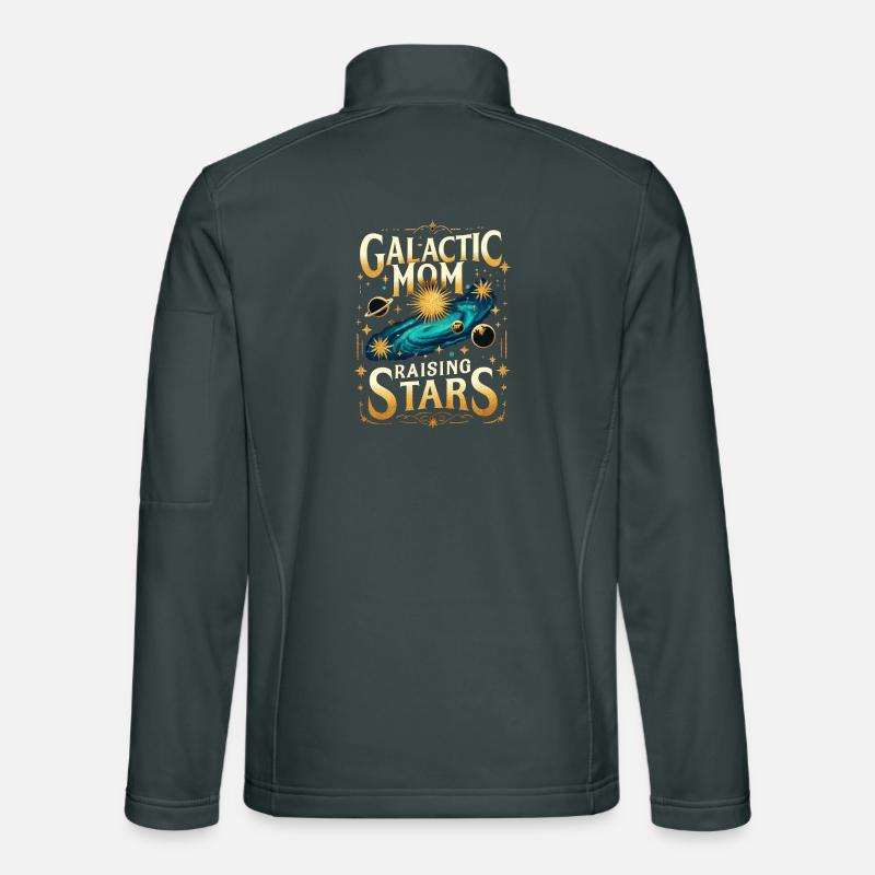 Galactic Mom Raising Stars Unisex Softshell Jacket