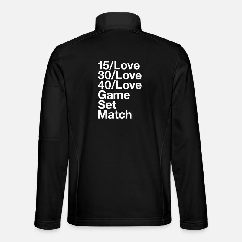 TENNIS Lover - Unisex Softshell Jacket - black