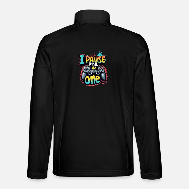 I PAUSE FOR NO ONE, GAMING Unisex Softshell Jacket