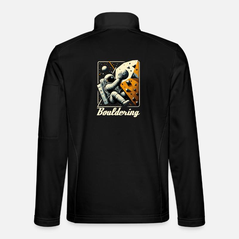 Bouldern Astronaut Raumfahrer Geschenk Unisex Softshelljacke