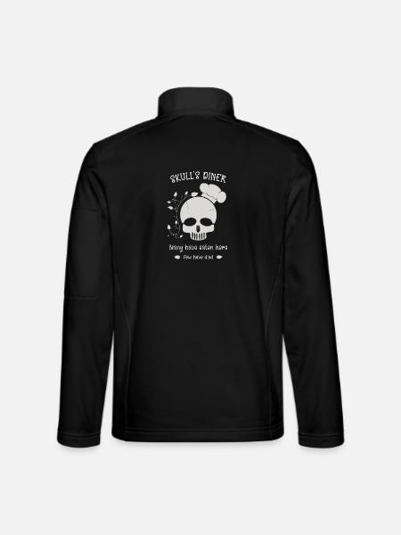 Skull's Diner - Unisex Softshelljacke - Schwarz - Hinten