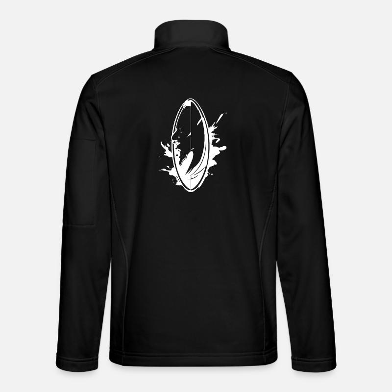 Planche de surf Graffiti - Veste en tissu softshell Unisexe - noir