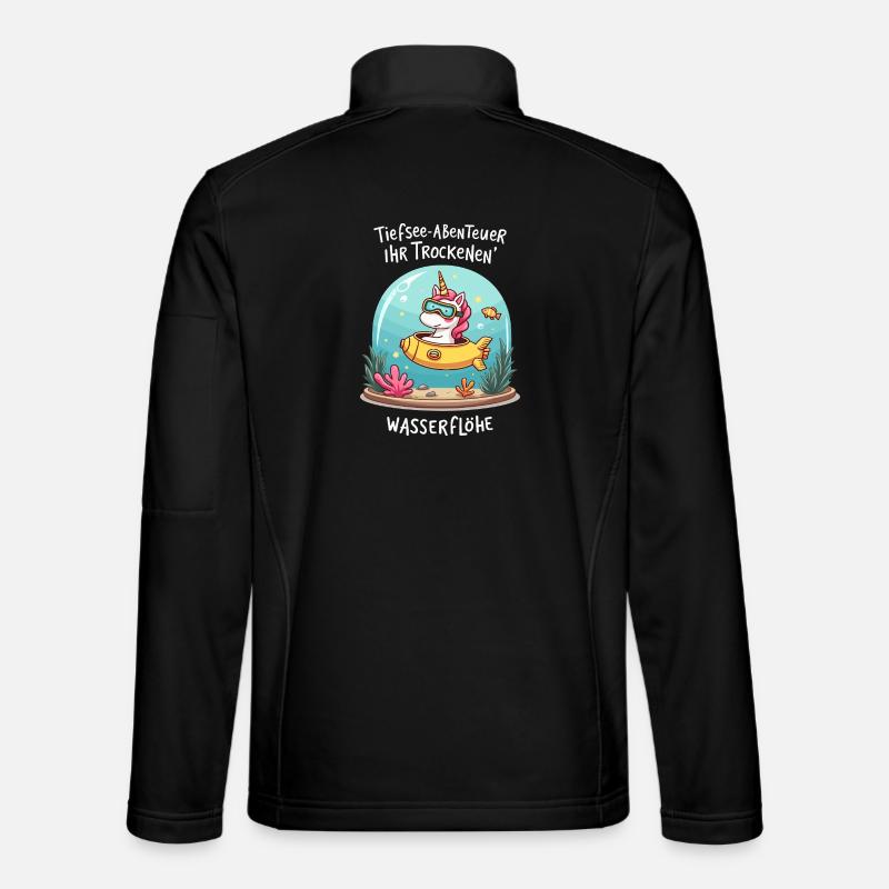 Unicorn Aquarium - Unisex Softshell Jacket - black