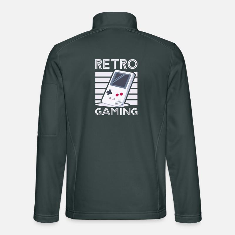 Rétro gaming 1 par Helfspawn Veste en tissu softshell Unisexe