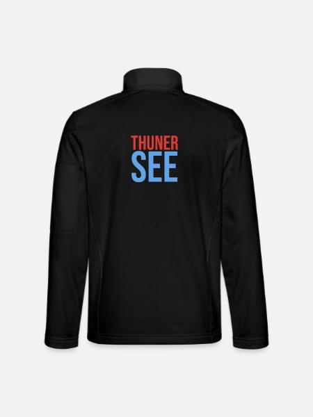 Thunersee Souvenir T-Shirt - Unisex Softshelljacke - Schwarz