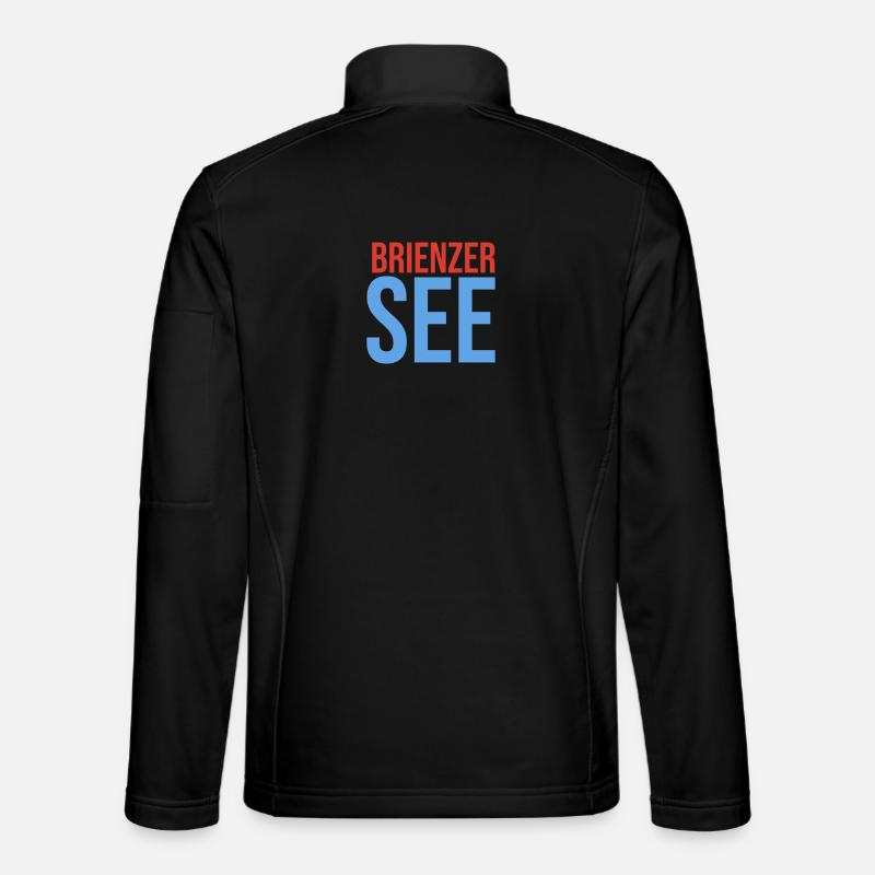 Souvenir du lac de Brienz Veste en tissu softshell Unisexe
