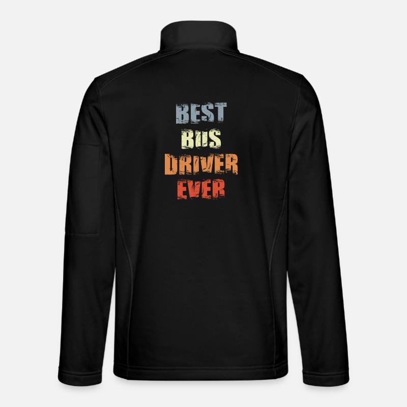 Bester Busfahrer aller Zeiten - Unisex Softshelljacke - Schwarz