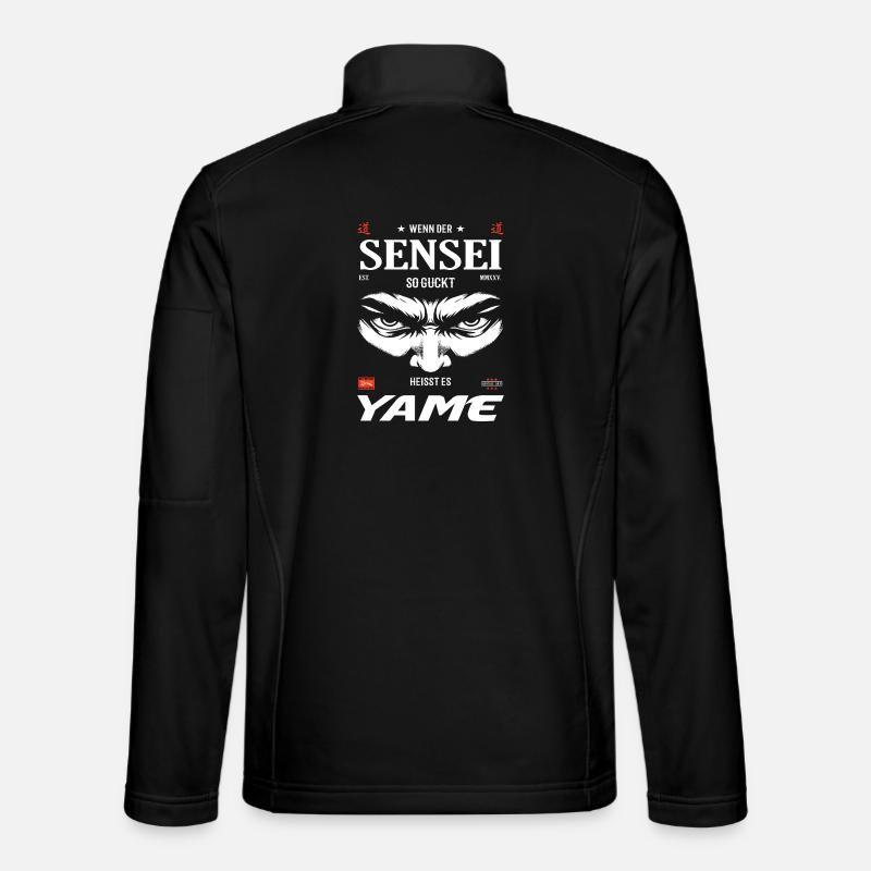 Sensei Evil Eye – Yame Design - Unisex Softshell Jacket - black